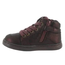 Baskets Modederek BordeauxKickers Fille Derek Bordeaux -Magasin De Chaussures De Mode 1022901 3