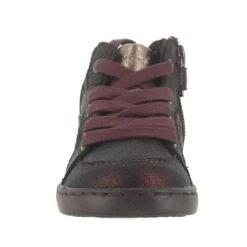 Baskets Modederek BordeauxKickers Fille Derek Bordeaux -Magasin De Chaussures De Mode 1022901 4
