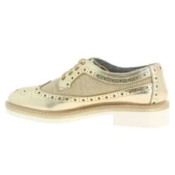 Chaussures A Lacetschicca BeigeMaria Mare Femme Chicca Beige -Magasin De Chaussures De Mode 1026501 3
