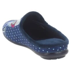 Chaussonschat A Lunettes BleuMaison De L Espadrille Femme Chat A Lunettes Bleu -Magasin De Chaussures De Mode 1035601 6