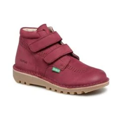 Bottinesneovelcro RoseKickers Garcon Neovelcro Rose -Magasin De Chaussures De Mode 1058503 2