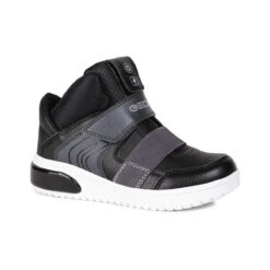 Baskets Modej Xled B NoirGeox Garcon J Xled B Noir -Magasin De Chaussures De Mode 1062801 3