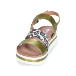 Sandales877005 VertMjus Femme 877005 Vert -Magasin De Chaussures De Mode 1077101 3