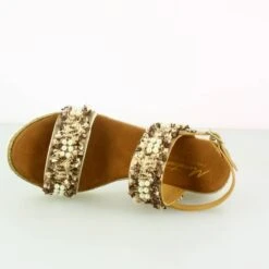 Sandales1317 801 BeigeMustang Femme 1317 801 Beige -Magasin De Chaussures De Mode 1081601 4