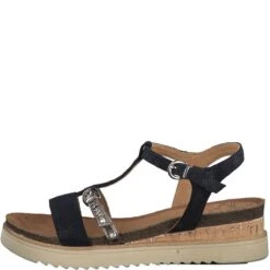 Sandalesvita BleuMarco Tozzi Femme Vita Bleu -Magasin De Chaussures De Mode 1112101 3