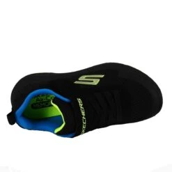 Baskets Modedynamic NoirSkechers Garcon Dynamic Noir -Magasin De Chaussures De Mode 1139001 6