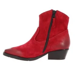 Bottines240210 RougeMjus Femme 240210 Rouge -Magasin De Chaussures De Mode 1170501 3