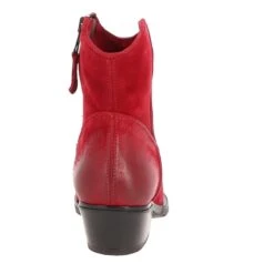 Bottines240210 RougeMjus Femme 240210 Rouge -Magasin De Chaussures De Mode 1170501 5