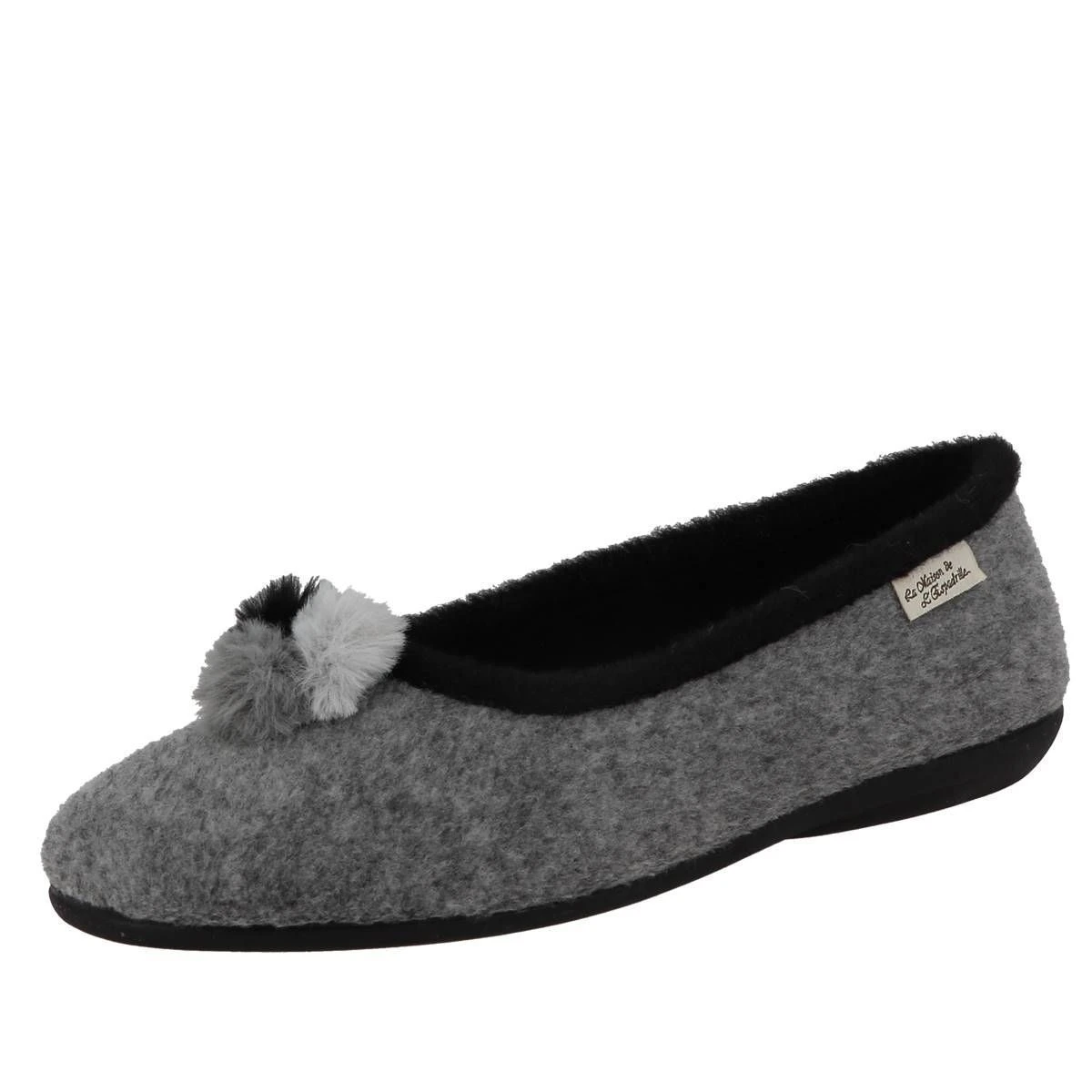 Chaussons6186 2 GrisMaison De L Espadrille Femme 6186 2 Gris 2 Chaussons6186 2 GrisMaison De L Espadrille Femme 6186 2 Gris – Image 2