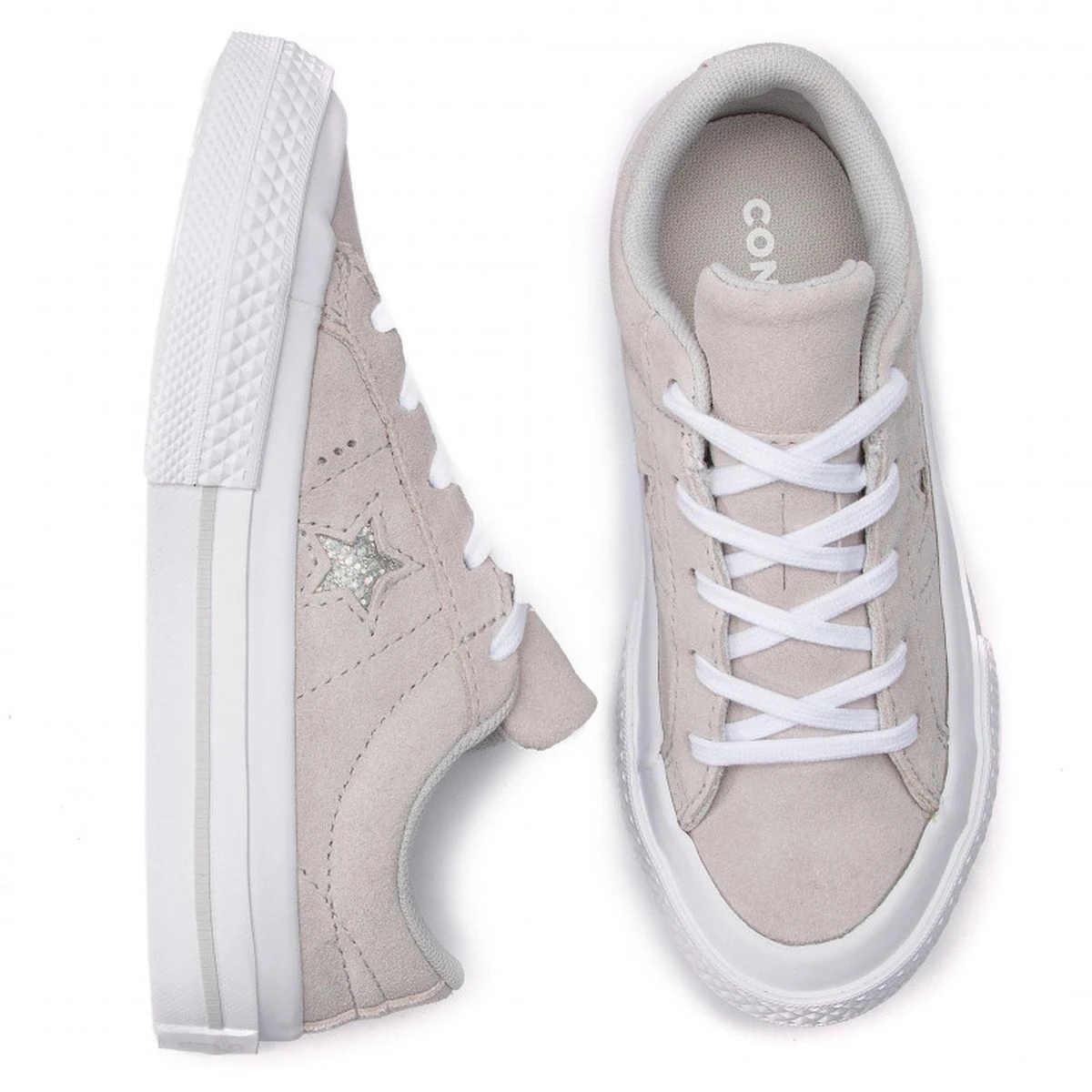 Baskets Modeone Star Ox BeigeConverse Fille One Star Ox Beige 5 Baskets Modeone Star Ox BeigeConverse Fille One Star Ox Beige – Image 5