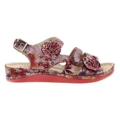 Sandalesbrcuelo 04 RougeLaura Vita Femme Brcuelo 04 Rouge