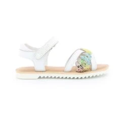 Sandalessharkky BlancKickers Fille Sharkky Blanc