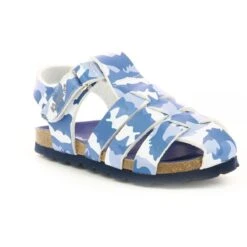 Sandalessummertan BleuKickers Garcon Summertan Bleu -Magasin De Chaussures De Mode 1215001 3