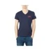 Tshirt Et Polosbasic Flag V Neck BleuNasa Homme Basic Flag V Neck Bleu