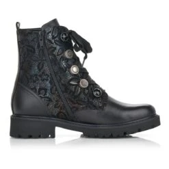 Bottinesd8677 NoirRemonte Femme D8677 Noir -Magasin De Chaussures De Mode 1259501 3