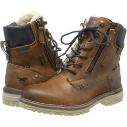 Bottines5051 608 MarronMustang Fille 5051 608 Marron -Magasin De Chaussures De Mode 1267801 3