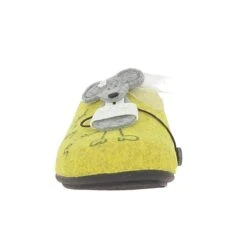 Mules Souris JauneMaison De L Espadrille Femme Souris Jaune -Magasin De Chaussures De Mode 1291501 3