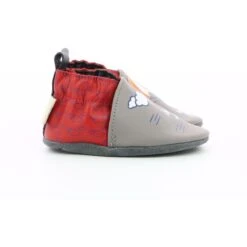 Chaussonshappy Wolf GrisRobeez Garcon Happy Wolf Gris