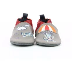 Chaussonshappy Wolf GrisRobeez Garcon Happy Wolf Gris -Magasin De Chaussures De Mode 1298501 4