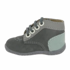 Bottinesbonbon 2 GrisKickers Garcon Bonbon 2 Gris -Magasin De Chaussures De Mode 1325301 3