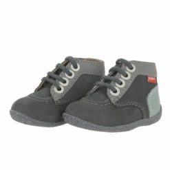 Bottinesbonbon 2 GrisKickers Garcon Bonbon 2 Gris -Magasin De Chaussures De Mode 1325301 6