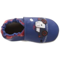 Chaussonssherif Car Cuir Nappa BleuRobeez Garcon Sherif Car Cuir Nappa Bleu -Magasin De Chaussures De Mode 1401801 3