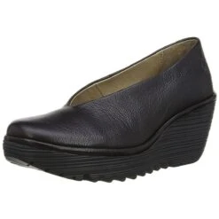 Escarpinsyaz NoirFly London Femme Yaz Noir -Magasin De Chaussures De Mode 1465105 2