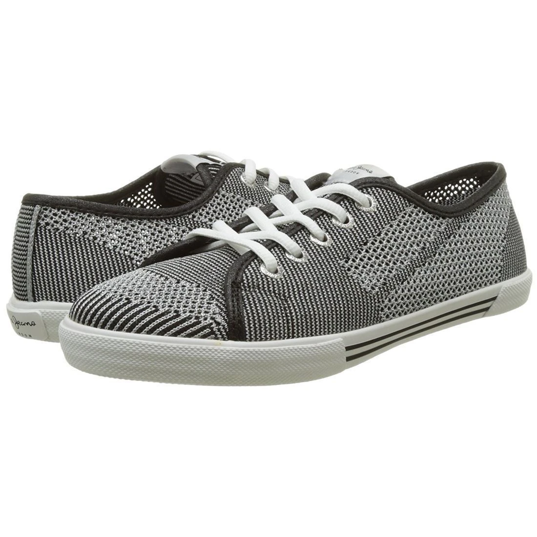 Baskets Modeaberlady Fishnet Metal GrisPepe Jeans Femme Aberlady Fishnet Metal Gris 6 Baskets Modeaberlady Fishnet Metal GrisPepe Jeans Femme Aberlady Fishnet Metal Gris – Image 6