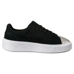 Baskets Modesuede Platform Glam NoirPuma Femme Suede Platform Glam Noir