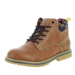 Bottinesyuma MarronWrangler Garcon Yuma Marron -Magasin De Chaussures De Mode 1585301 2