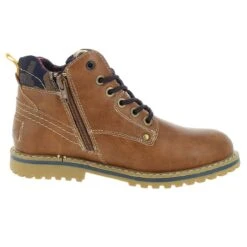 Bottinesyuma MarronWrangler Garcon Yuma Marron -Magasin De Chaussures De Mode 1585301 4