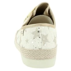 Chaussures A Lacets3722 OrMaison De L Espadrille Femme 3722 Or -Magasin De Chaussures De Mode 1624901 4