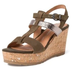 Sandaleserita VertMarco Tozzi Femme Erita Vert -Magasin De Chaussures De Mode 1711703 2
