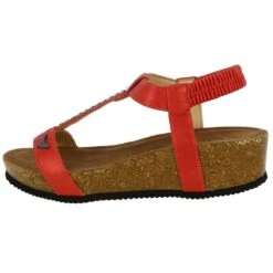 Sandalesrosalie RougeLes Petites Bombes Femme Rosalie Rouge -Magasin De Chaussures De Mode 1725603 3