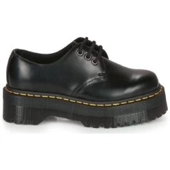 Dr. Martens Chaussures A Lacets1461 Quad NoirDr Martens Femme 1461 Quad Noir