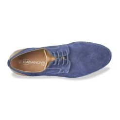 Chaussures A Lacetslock BleuCasanova Homme Lock Bleu -Magasin De Chaussures De Mode 1766601 4