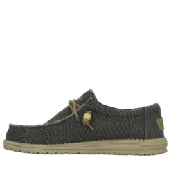 Chaussures A Lacetswally Natural NoirHey Dude Homme Wally Natural Noir -Magasin De Chaussures De Mode 1776502 3