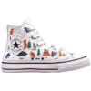 Baskets Modectas Hi 21 BlancConverse Fille Ctas Hi 21 Blanc