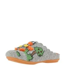 Chaussons90564 GrisMaison De L Espadrille Femme 90564 Gris -Magasin De Chaussures De Mode 1808101 3