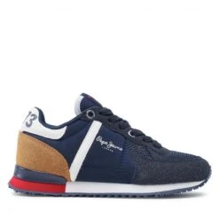 Baskets Modesydney Combi Boy BleuPepe Jeans Garcon Sydney Combi Boy Bleu