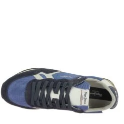 Baskets Modebritt Man Urban BleuPepe Jeans Homme Britt Man Urban Bleu -Magasin De Chaussures De Mode 1843001 4