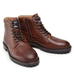 Bottinesned Boot Lth Warm MarronPepe Jeans Homme Ned Boot Lth Warm Marron -Magasin De Chaussures De Mode 1843801 4