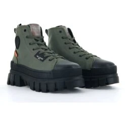 Bottinesrevolt Hi Tx VertPalladium Femme Revolt Hi Tx Vert -Magasin De Chaussures De Mode 1862302 3