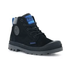 Bottinespampa Hi Cuff Wpoz NoirPalladium Garcon Pampa Hi Cuff Wpoz Noir -Magasin De Chaussures De Mode 1862701 2