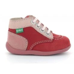 Bottinesbonzip2 RoseKickers Fille Bonzip2 Rose