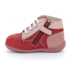 Bottinesbonzip2 RoseKickers Fille Bonzip2 Rose -Magasin De Chaussures De Mode 1910301 3
