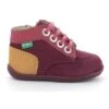 Bottinesbonzip2 BordeauxKickers Fille Bonzip2 Bordeaux