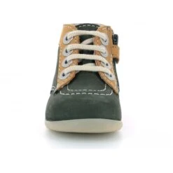 Bottinesbonzip2 VertKickers Fille Bonzip2 Vert -Magasin De Chaussures De Mode 1910303 4