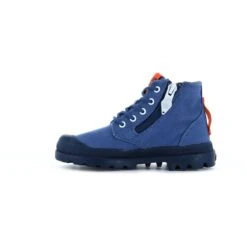 Bottinespampa Supply BleuPalladium Fille Pampa Supply Bleu -Magasin De Chaussures De Mode 1973203 3