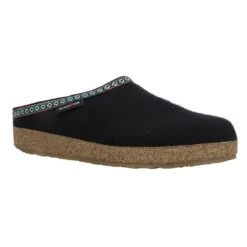 Chaussonsgrizzly Franzl NoirHaflinger Femme Grizzly Franzl Noir -Magasin De Chaussures De Mode 2036701 2